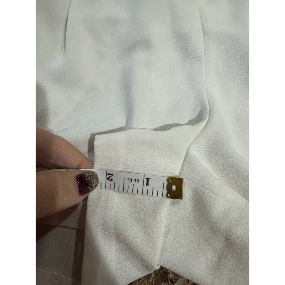 Express Women's Cream Tie Waist Shorts Size 10 Career Casual Party Mean‎ Girls - Picture 13 of 13
